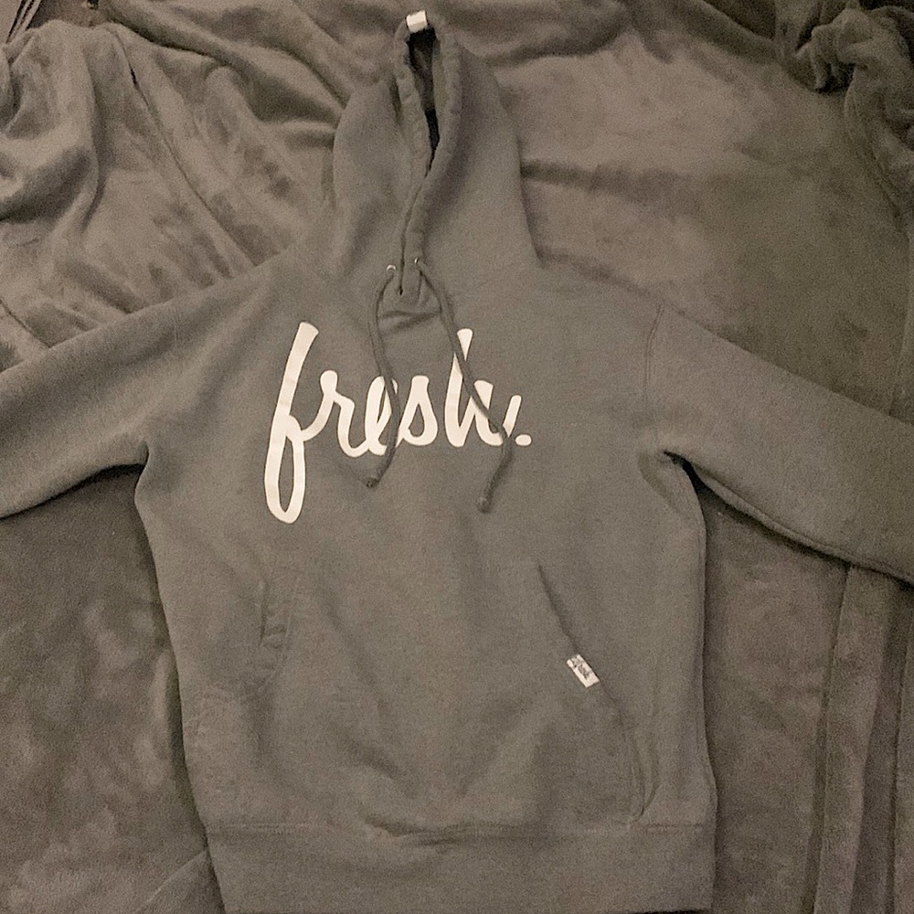 Grey fresh hoodie size Xs